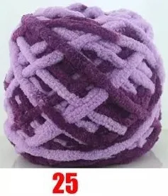 Mylb 1 мяч = 95 г цветной краситель шарф ручной вязки пряжа для ручного вязания мягкая хлопчатобумажная пряжа молочного цвета Толстая шерстяная пряжа гигантское шерстяное одеяло - Цвет: 25