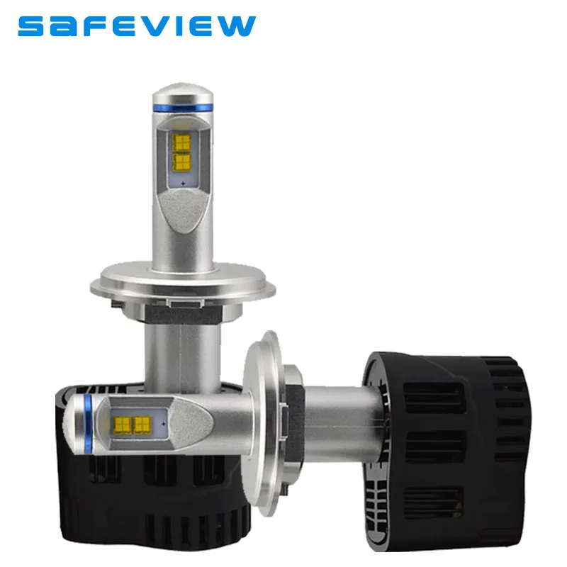 Safeview высокое качество H4 H7 Led H11 H8 H9 автомобильные лампы для передних фар 55 Вт 10400LM