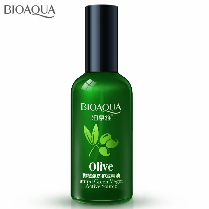 

BIOAOUA Disposable Olives 50ml Hair Essential Oils Hair Conditioner for Dry and Damaged Hair Dyed Curly Straight Hair Care