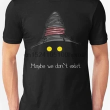 Возможно, мы не существуют-Final Fantasy IX(Vivi) Футболка мужская черная размер S-2XL