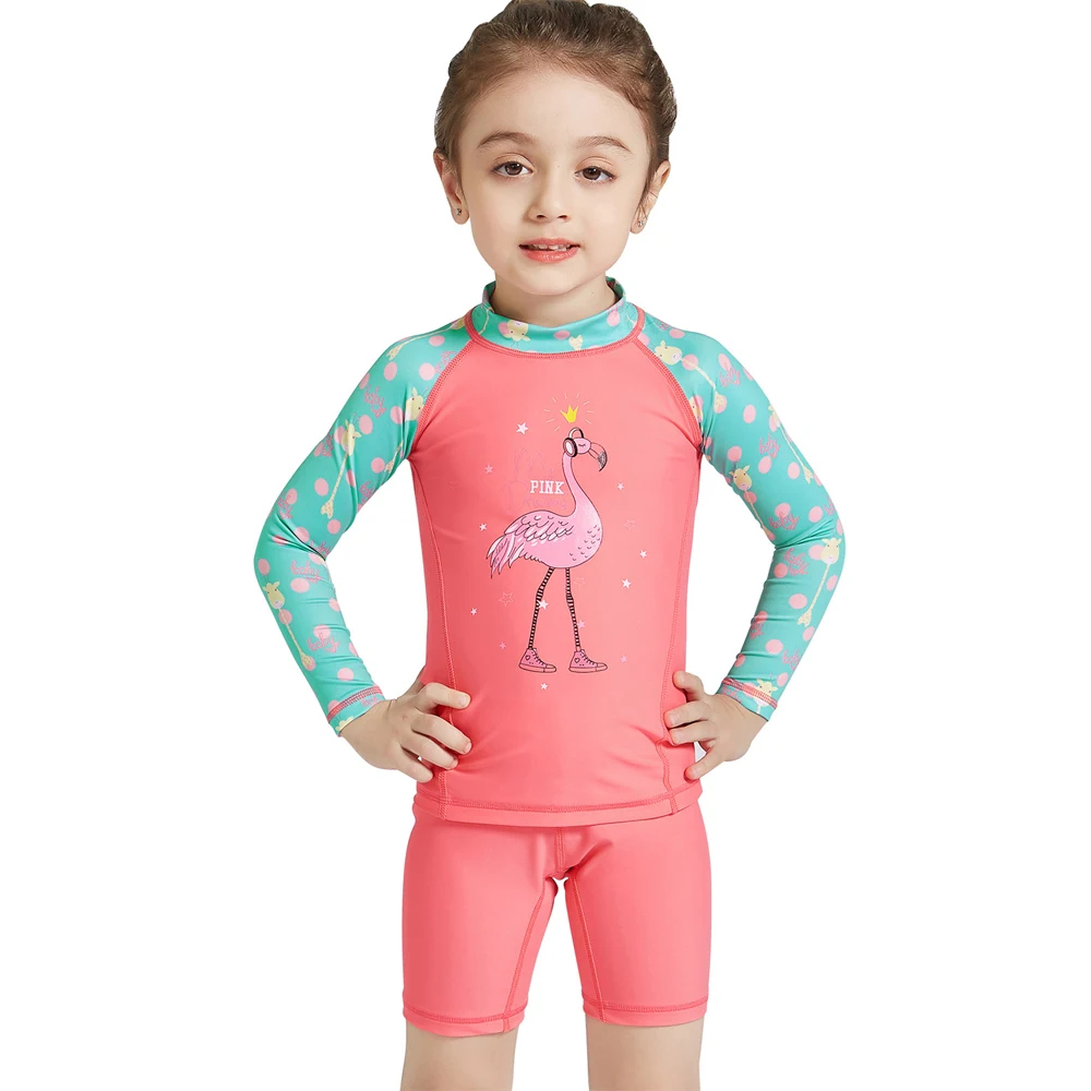 DIVE&SAIL Kids Wetsuit UPF 50+Sun Protection Swimsuit Long Sleeve