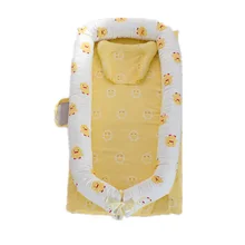 Портативная детская Лежанка для сна кровать для путешествий кроватка для новорожденного бампер Хлопок Bebe Колыбель детская люлька