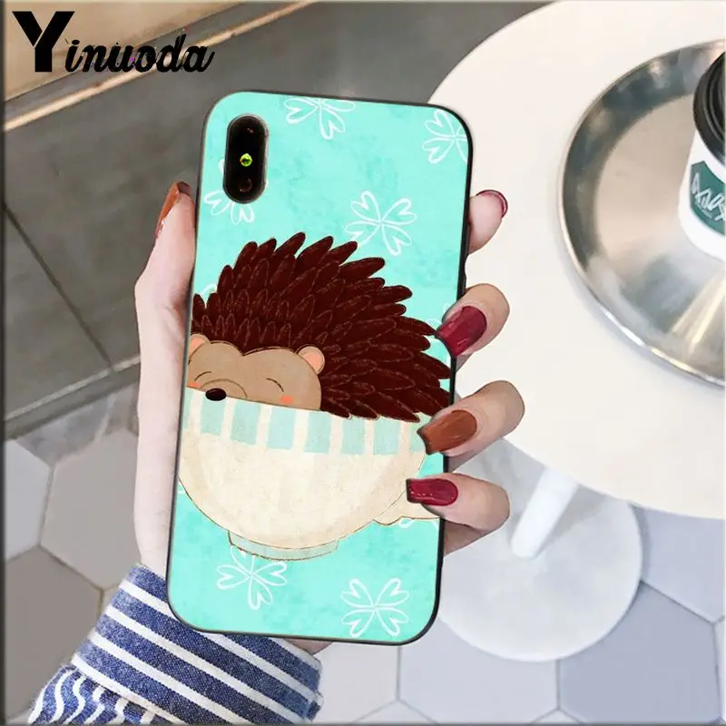 Hedgehog Cute in Teacup Animal Art