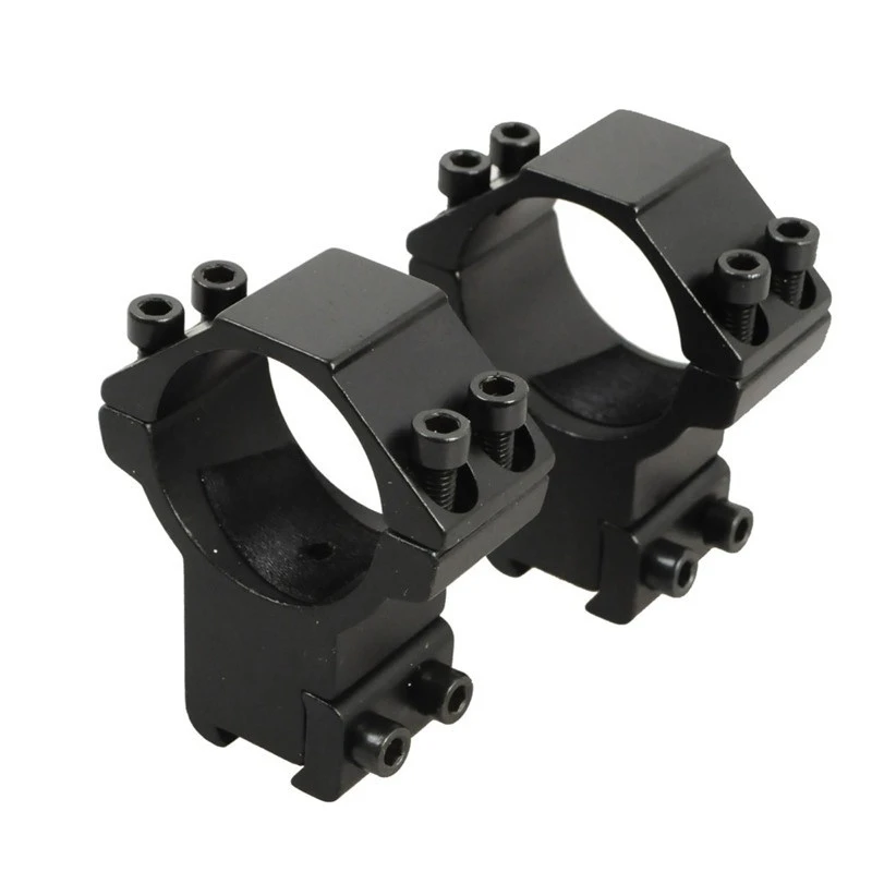 1 Pair Scope Mounts 30mm Rings for 11mm Dovetail Rail Airsoft Hunting