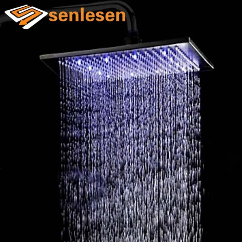 

Wholesale And Retail LED Color Changing Oil Rubbed Bronze Rain Shower Head with Multiple Size