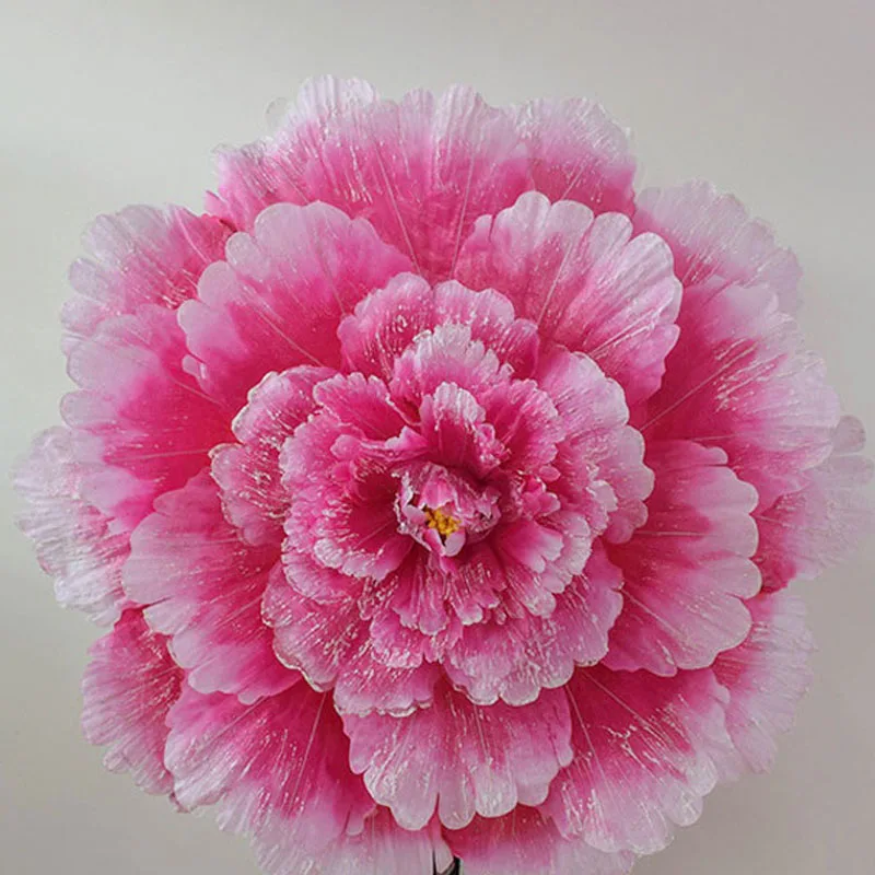 Creative Chinese Handmade Peony Flowers Carbon Fiber Frame Creative Chinese Handmade Peony Flowers Carbon Fiber Frame Decorative Parasol Gift Women Umbrella Wedding Ornaments Za3484 In Umbrellas From Home Garden