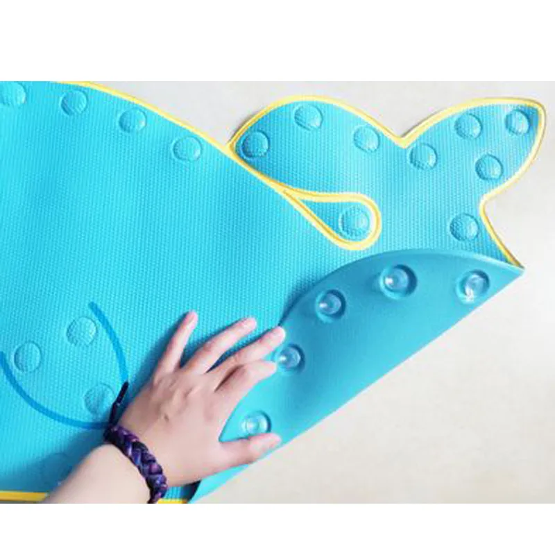 Детский ПВХ коврик для ванной с изображением дельфина, дизайнерский коврик для ванной, держатель для ванной, противоскользящая кровать