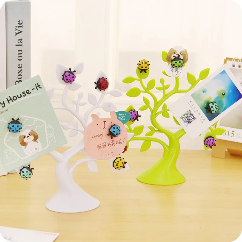 Новый Настольный зажим Lucky Tree для записей милые держатели фотографий