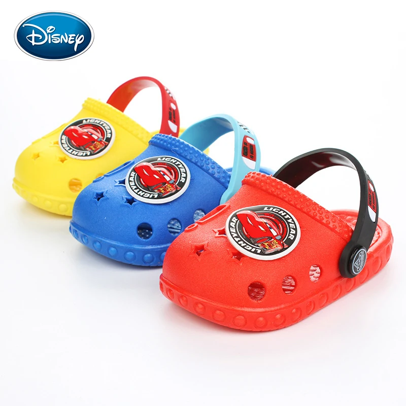

Disney children's hole shoes summer new male baby car McQueen home soft bottom anti-slip sandals and slippers