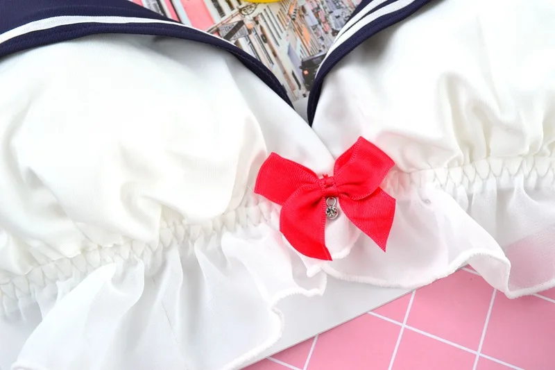 SP & CITY Япония Лолита лук Косплей сексуальные бюстгальтеры набор для женщин Мягкий бантик бюстгальтер Бесшовные милые Клубничные Бралетт