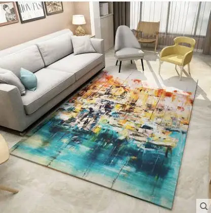 

Carpet for Living Room Bedroom Plush Anti-Slip Carpet Mat Rug Europe Style alfombras para la sala moderna Decoration Maison