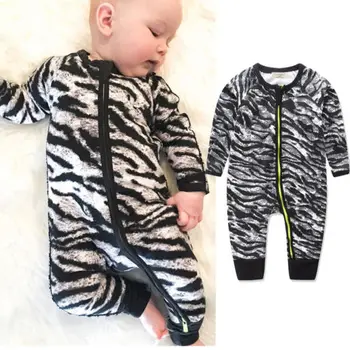 

Baby Boy Kids Jimpsuits Baby Boy Zebra Costume Long Sleeve O-neck Jumpsuits Baby Boy Fashion Jumpsuits Baby Clothing