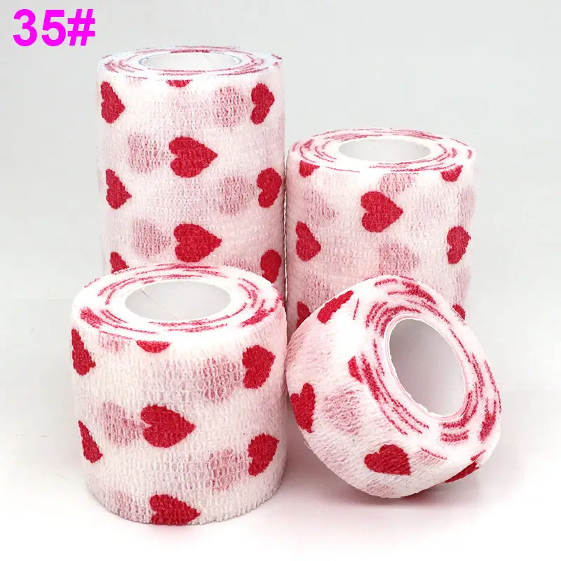 COYOCO Colorful Sport Self Adhesive Elastic Bandage Knee Support Pads 4.8m Wrist Ankle Protector Palm Shoulder Wrap Tape Bandage - Image 24