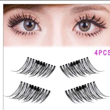 Новые модные комплекты одежды с ненастоящим ресницы ультра-тонкий 0,2 мм накладные ресницы на магнитах 3D Многоразовые Накладные магнитные накладные ресницы, искусственные ресницы