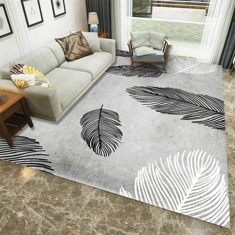 3d Mewah Motif Bulu Ruang Tamu Karpet Kopi Modern Tabel Karpet Kamar Tidur Karpet Untuk Ruang Tamu Alas Kaki Karpet Dekorasi Karpet Aliexpress