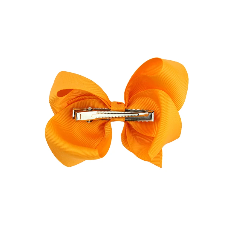 20 pcs Baby Hair Accessories Clip PrintedBow Clip Butterfly Hairpin Big Hair Clip Pure Color Handmade Hair Accessories For Girl (1)