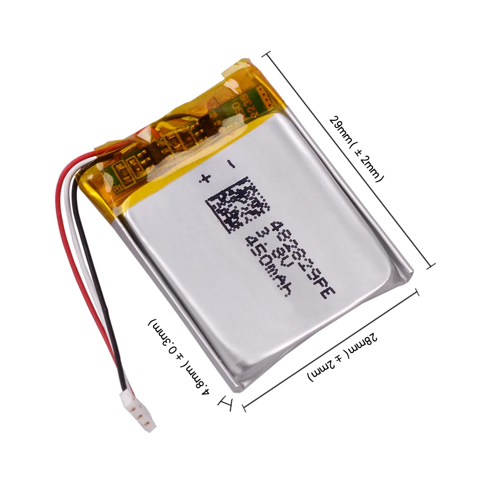3 7 В литий полимерный аккумулятор 482829 450 мАч MP3 MP4 GPS Bluetooth литиевые батареи