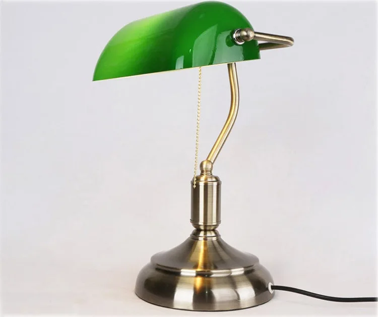 Traditional Antique Green Bankers Table Office Desk Lamp Lounge Light 110V 220V 230V Traditional Antique Green Bankers Table Office Desk Lamp Lounge Light 110V 220V 230V