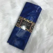 Африканская Mali ручной работы морская парча кружевная ткань Базен Riche парча ткань для одежды в 5 ярдов AB30