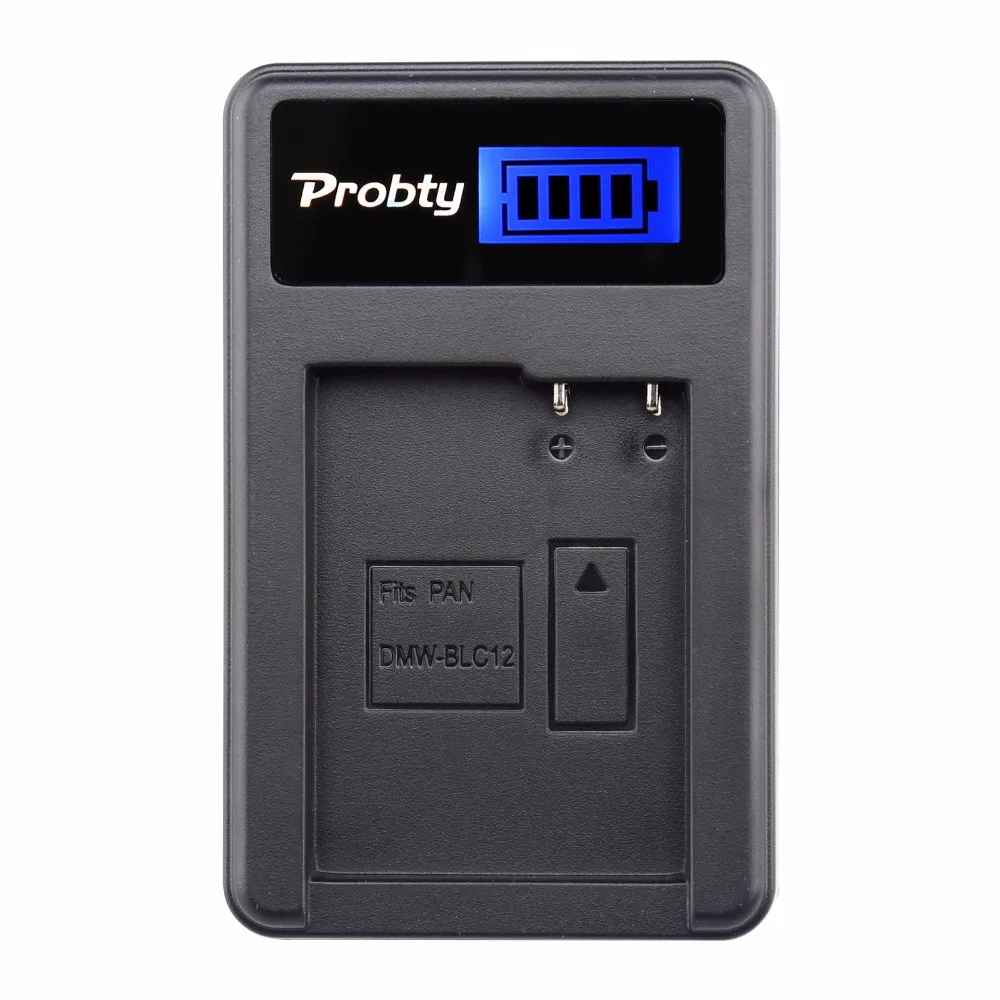 Probty Dmwblc12 Dmw Blc12 Lcd Usb Charger For Panasonic Lumix Dmc
