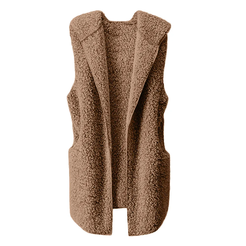 sherpa zip up vest