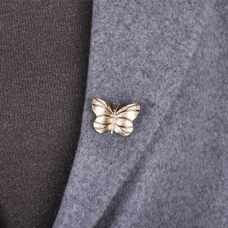 Blucome красивые насекомые бабочки броши кристалл ювелирные изделия для женщин девушка юбка шарф свитер пальто одежда модные аксессуары