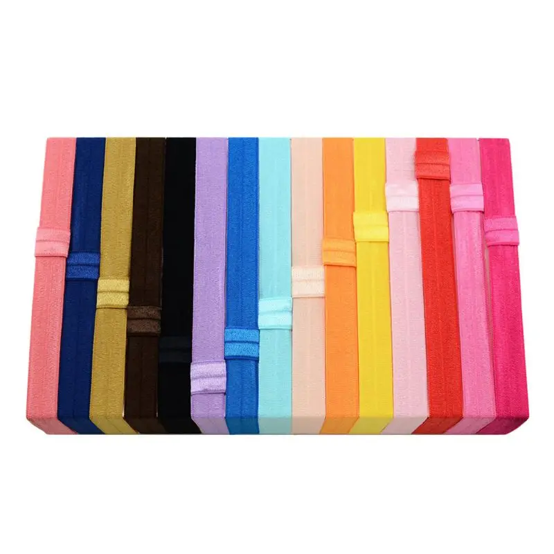 

20 Pcs/pack Baby Kids Hair Bands DIY Head Flower Making Accessories Elastic Band Sweet Girls Headband Soft Strap