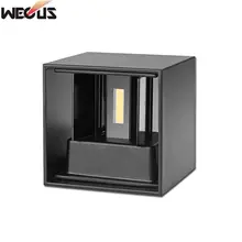 Светодиодный настенный светильник, уличный водонепроницаемый IP65, для крыльца, сада, настенный светильник, бра, для балкона, для террасы, декоративный светильник, лампа