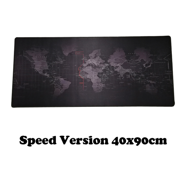 World Map Gaming Mouse Pad 30x80cm 40x90cm Locking Edge Keyboard Mice Desk Mat Large Gaming Mousepad Gamer for CSGO LOL Dota2