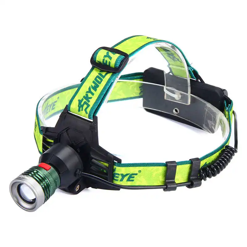 

XM-L T6 LED ZOOM Headlight Flashlight Head Light Lamp led flashlight 18650 lanterna led t6 laser pointer #4S10