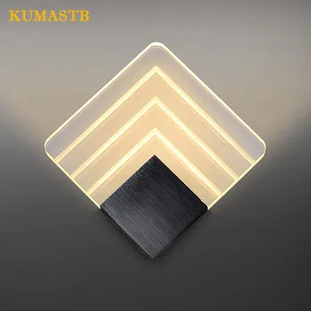 

Modern Wall Light Acrylic LED Wall Sconce Lamp Warm White Wall Mounted Lighting Fixture for Home Hotel Bedroom Bedside Light