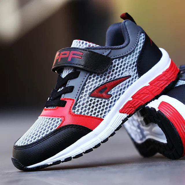 2018 Summer New Style Air Mesh Kids Running Shoes Breathable Boys