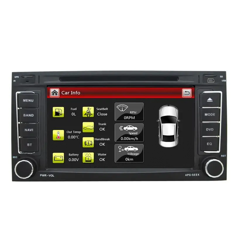 Sale 7" Car DVD player,GPS(opt),audio Radio stereo,Canbus,car multimedia for VW Touareg 2002 2003 2004 2005 2006 2007 2008 2009 2010 4