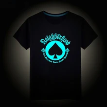 Top Brand Kids Children s T shirt Boys Girls Stars Cartoon Noctilucence Luminous T shirt Boys