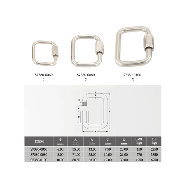 Quick Link Locking Carabiner Hanging Hook - Image 2