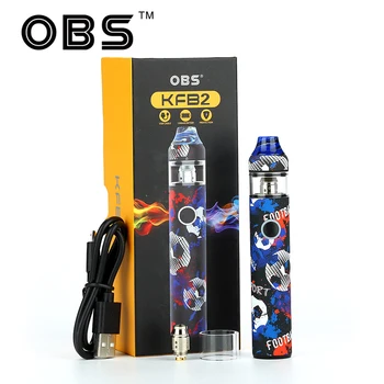 

New Original OBS KFB2 AIO Starter Kit w/ 1500mAh Battery & 2ml Tank & 0.6ohm/1.2ohm Coil E-cig Kit for MTL / DL Vape Vs Cube X