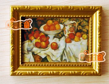 

G05-X515 children baby gift Toy 1:12 Dollhouse mini Furniture Miniature rement painting furit 1pcs