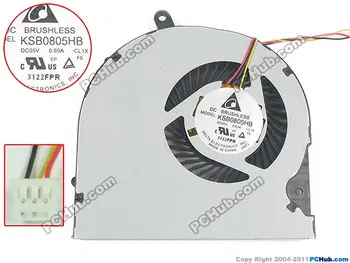 

Delta Electronics KSB0805HB -CL1X Server Laptop Cooling Fan DC 5V 0.60A 3-wire