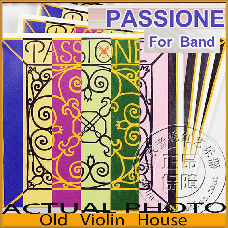 Original Pirastro Passione For Band Violin Strings 4/4 E Medium with