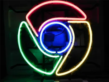 

NEON SIGN For CHROME ADVERTISING Signboard REAL GLASS BEER BAR PUB display RESTAURANT outdoor Light Signs 17*14"