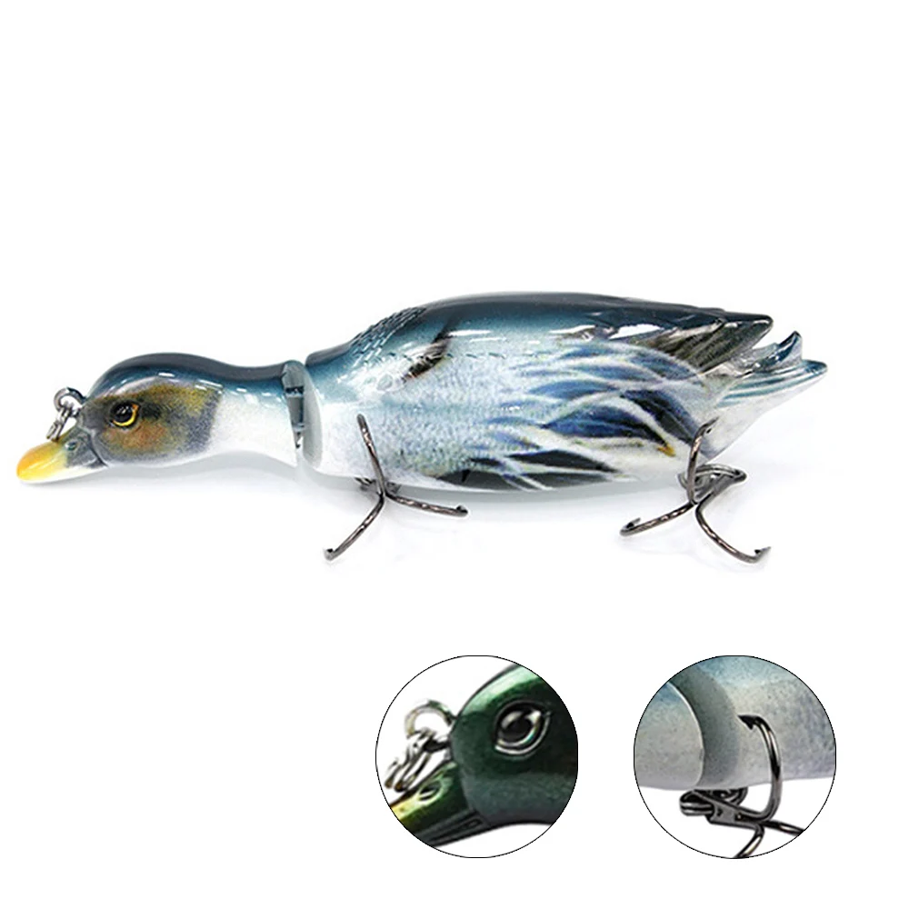  Floating Duck Fishing Lure Baits 3D Duck Swim Baits Floating Artificial Bait Fishing Tackle Tools