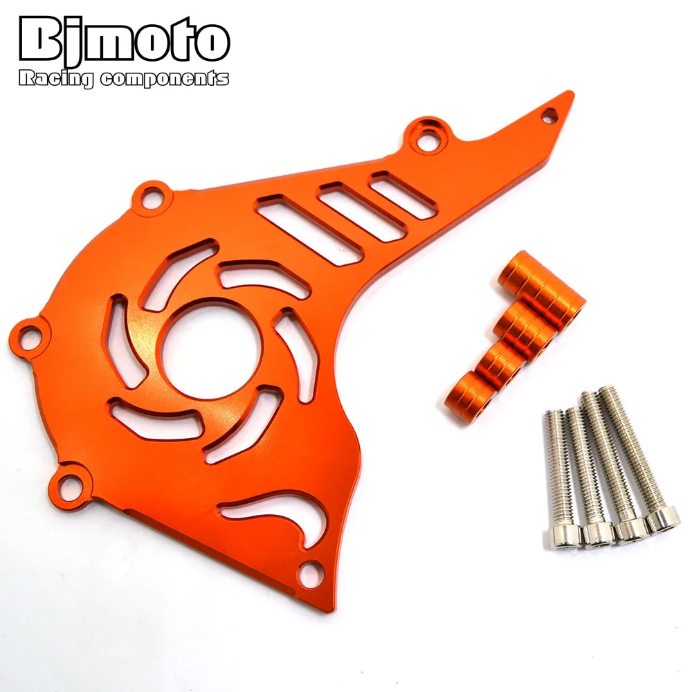 

BJMOTO Motorcycle CNC Aluminum Front Sprocket Cover Engine Chain Guard Case Protection for KTM DUKE 200