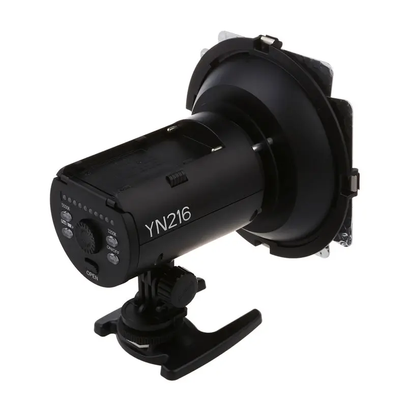  ABHU-YONGNUO YN216 3200K-5500K LED Video Light Camera Shoot with 4 Color Plates for Canon Nikon DSL