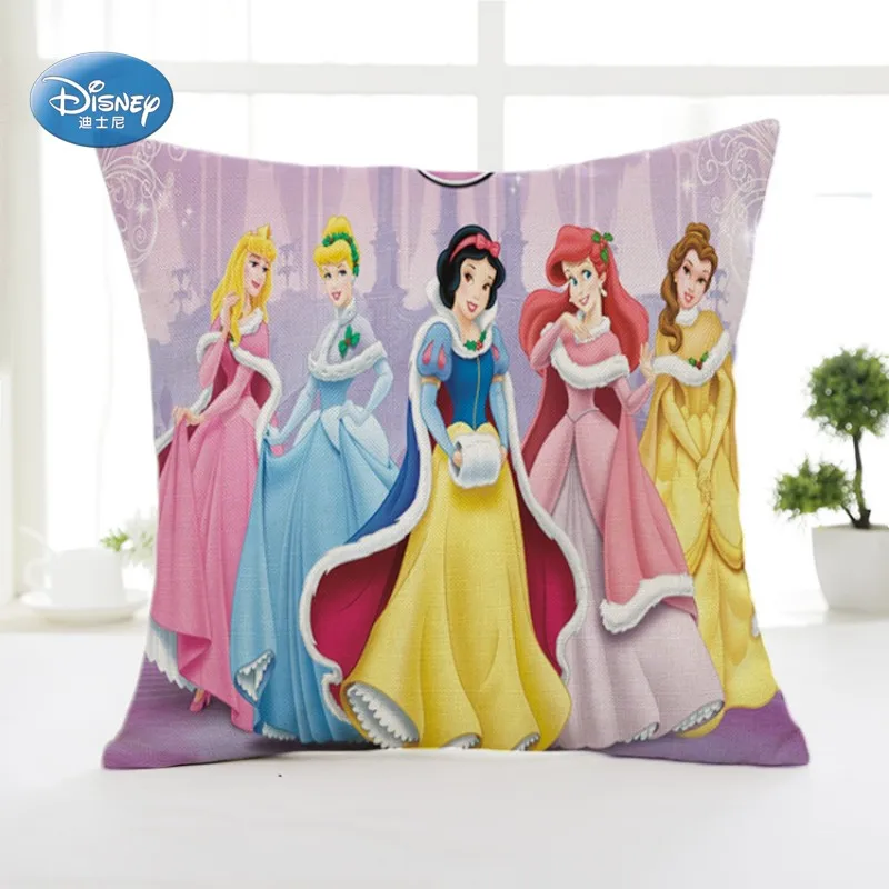 Disney Cartoon Cute Winnie Mermaid Princess Decorative/nap PillowCases Cover Pillowsham Cushion Cover for Children 45x45cm