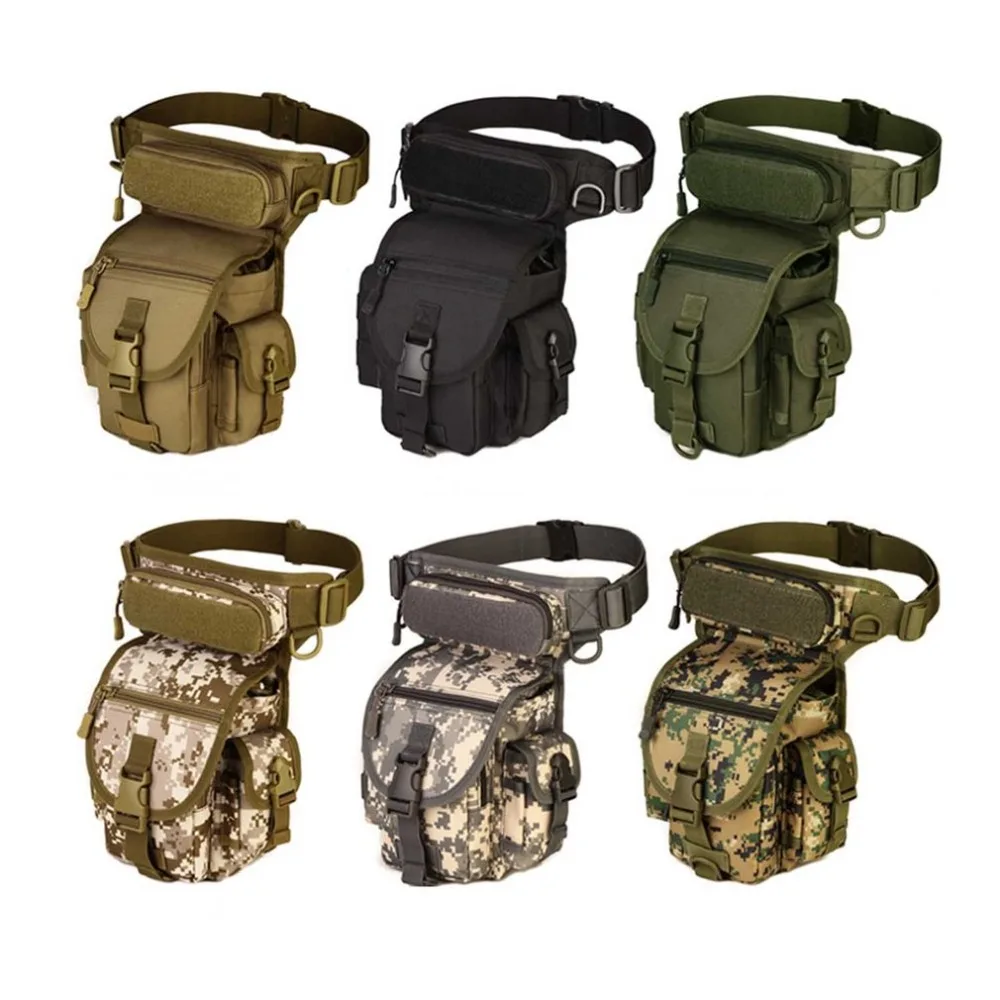 

K314 Multifunction Thigh Leg Bag Tactical Waist Bag Waterproof Nylon Bag Travel Bag for Camping Cycling