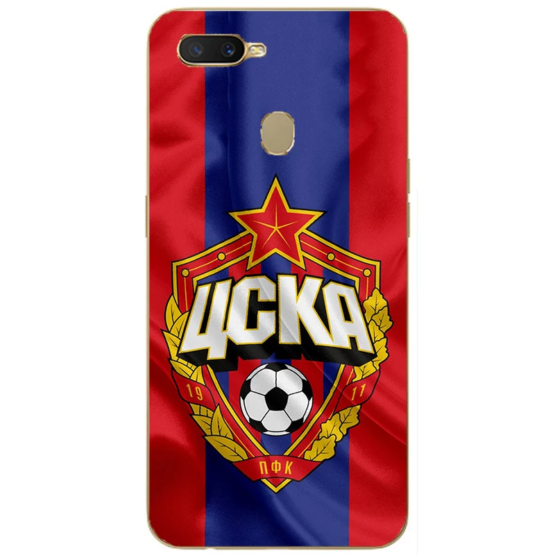 

PFC CSKA Moscow football Club Logo Painting Case For Oppo Realme C1 U1 1 2 3 Pro Mobile Phone Printed Cover