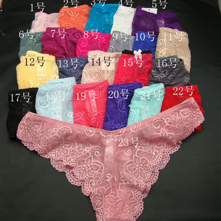 4PCS/lot Ladies Panties Underwear Woman Panties Fancy Lace Calcinha Renda Sexy for Women Traceless Crotch of Cotton Briefs Hot