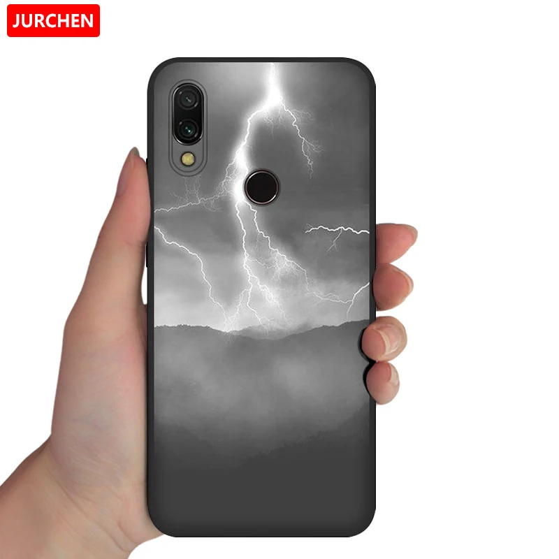 Чехол JURCHEN для телефона Xiaomi Redmi 7 чехол Note мультяшная силиконовая Мягкая задняя