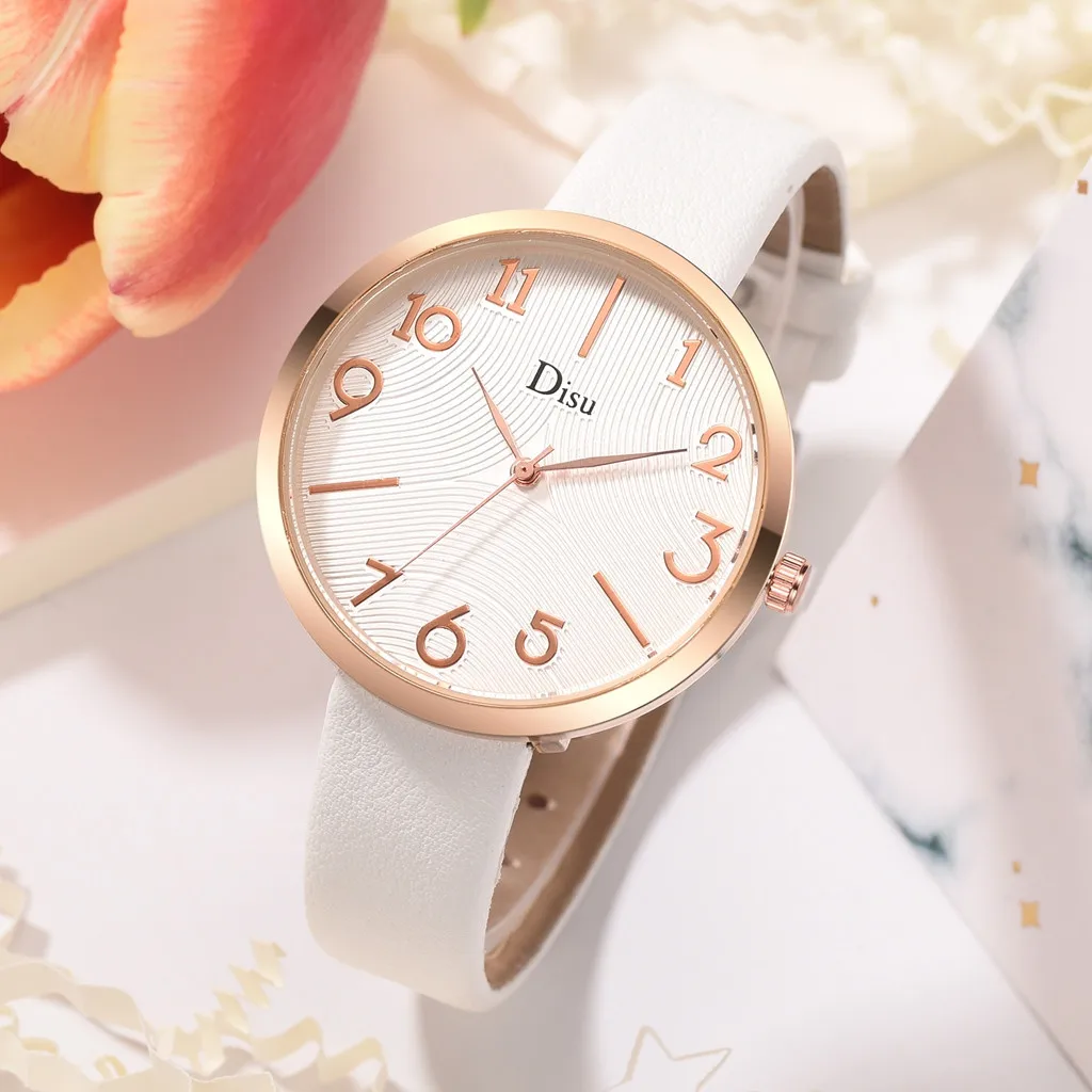 Женские часы Роскошные модные reloj mujer женские кожаные ремни часы креативные аналоговые кварцевые часы bayan kol saati