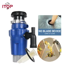 ITOP Electric Food Waste Processor Garbage Disposal Kitchen Household 380W/500W 220V EU Plug new kitchen food garbage processor disposal crusher food waste disposer stainless steel grinder material kitchen sink appliance